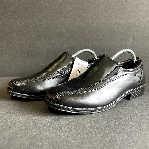 Cherokee Shoes New Cherokee Black Faux Leather Pepper Dress Uniform